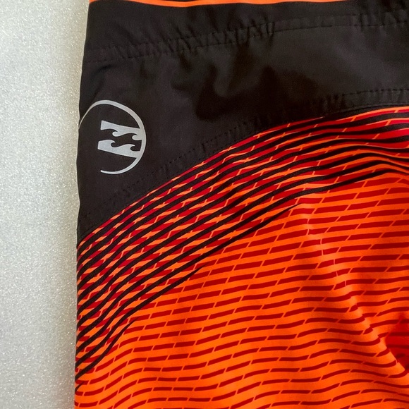 Billabong Orange and Black Board Shorts - Picture 6 of 8